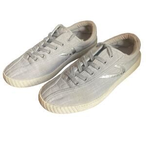 TRETORN Sneaker Nyliteplus Light Gray Canvas w Silver Sneaker